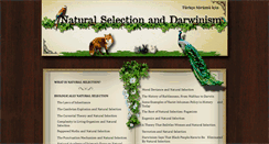 Desktop Screenshot of naturalselectionanddarwinism.com